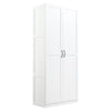 Manhattan Comfort Hopkins Modern Storage Closet - White