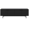 Nordika Hamilton 70\" TV Stand with 4 Storage Cabinets - Black
