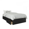 Nordika Twin Storage Platform Bed - Black