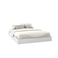 Nordika Queen Platform Bed - White