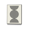 \"Simplicity Ii\" Canvas Framed Black 24x32 Wall Art