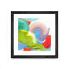 \"Vav 05\" Matted and Framed Black 30x30 Wall Art
