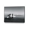 \"Surfers Iii\" Canvas Framed Black 24x18 Wall Art