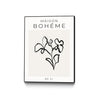 \"Maison Bohème No.1\" Canvas Framed Black 24x32 Wall Art