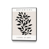 \"Forms Of Art\" Canvas Framed Black 24x32 Wall Art