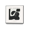 \"Art Moderne\" Canvas Framed Black 20x20 Wall Art