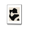 \"Untilted\" Canvas Framed Black 18x24 Wall Art