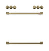 Café Brushed Brass Handle and Knob Kit for Range - CXFCHHKPMCG
