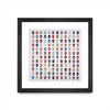 \"Gorgeous Crowd\" Matted and Framed Black 36x36 Wall Art
