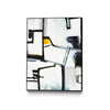 \"The A Line Ii\" Canvas Framed Black 30x40 Wall Art