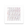 \"Hula I\" Matted and Framed White 30x30 Wall Art