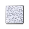 \"Contemplating Style\" Canvas Framed Black 20x20 Wall Art