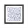\"Contemplating Style\" Matted and Framed Black 36x36 Wall Art
