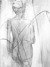 \"Pondering The Day Ahead Iii\" Canvas Framed Black 24x32 Wall Art