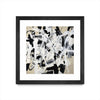 \"Talking Out Of Both Sides\" Matted and Framed Black 30x30 Wall Art