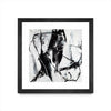 \"Polar Opposition\" Matted and Framed Black 36x36 Wall Art