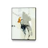 \"Outburst V\" Canvas Framed Black 30x40 Wall Art