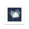 \"Bells In Motion\" Matted and Framed White 30x30 Wall Art