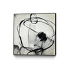 \"Big Mouth Blabber\" Canvas Framed Black 20x20 Wall Art