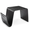 Manhattan Comfort Brookside 25.6\" Rectangle Plywood & Ash Veneer End Table - Black