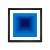 \"After Josef B\" Matted and Framed Black 36x36 Wall Art