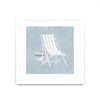 \"Serene Seaside Iii\" Matted and Framed White 30x30 Wall Art