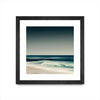\"Cristal Surf\" Matted and Framed Black 30x30 Wall Art