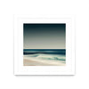 \"Cristal Surf\" Matted and Framed White 30x30 Wall Art