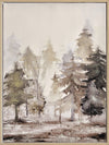 Trees Landscape II Framed Acrylic Painting - 30\" x 40\"