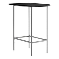 Black Silver Metal Spacesaver Home Bar