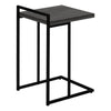 Grey Black Metal Side Table