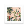 \"Tropicano Ii\" Matted and Framed White 36x36 Wall Art