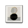 \"Dream Life Inspired I\" Canvas Framed Black 20x20 Wall Art