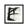 \"Construction Ii\" Matted and Framed Black 30x30 Wall Art