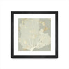 \"Sea Coral I\" Matted and Framed Black 36x36 Wall Art
