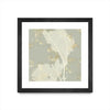 \"Sea Coral Ii\" Matted and Framed Black 30x30 Wall Art