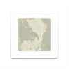 \"Sea Coral Ii\" Matted and Framed White 36x36 Wall Art