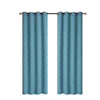 Jacquard Panel Tree Blue 84