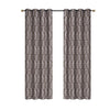 Embroidered Panel Fern Chocolate 84\" - Set of 2 Drapes and Blinds