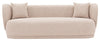Manhattan Comfort Contemporary Siri Linen Weave 92.52\" Sofa with Pillows - Wheat