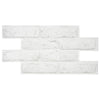 Smart Tiles Peel and Stick 2-Sheet 21 x 11 Backsplash - Brik Zurich