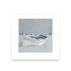 \"Docked Ashore Ii\" Matted and Framed White 30x30 Wall Art