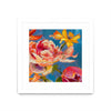 \"Spring Bouquet V31\" Matted and Framed White 30x30 Wall Art
