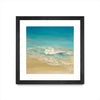 \"Coastal Viewpoint Ii\" Matted and Framed Black 36x36 Wall Art