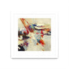 \"Positive Energy I\" Matted and Framed White 36x36 Wall Art