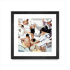 \"Tammy & Greg's Pool Party\" Matted and Framed Black 36x36 Wall Art