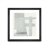 \"Orien\" Matted and Framed Black 30x30 Wall Art