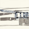 \"Stark Lines Ii\" Giant Art 54x54 Wall Art
