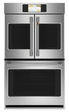 Café Professional Series 30\" Smart Built-In French-Door Double Wall Oven - CTD90FP2NS1