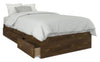 Nordika Twin Storage Platform Bed - Truffle